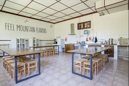 Cozinha do Loriga Hostel Feel Nature