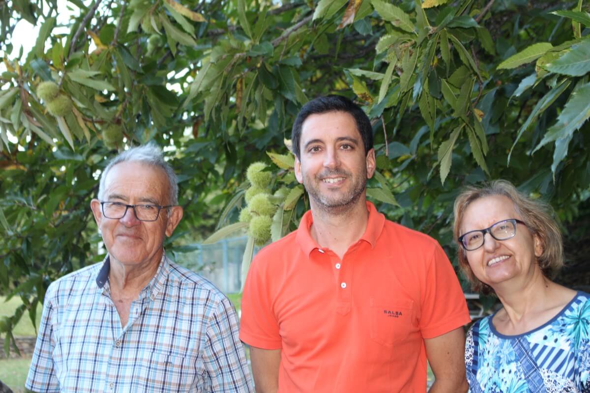 Sr. Alberto e a Sr.ª Ilda são por vezes os anfitriões do Solar da Castanha.