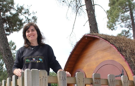 Cristina Esteves, rececionista do Camping Oleiros