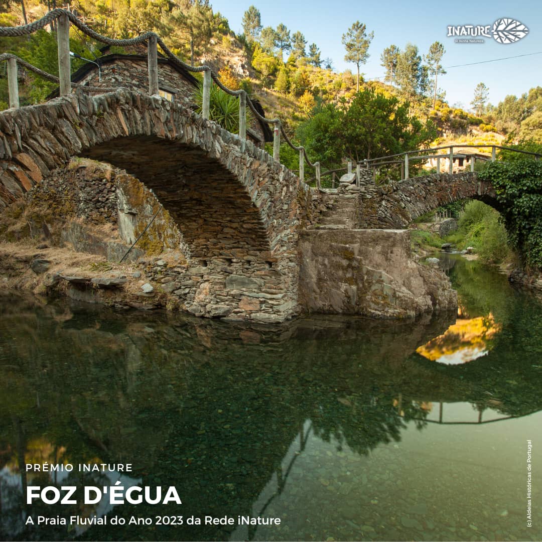 Praia Fluvial de Foz d'Égua em Piódão, concelho de Arganil