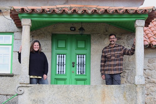 Samuel e Marta, os novos residentes do Vale da Senhora da Póvoa, Penamacor.
