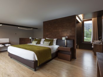 quarto da suite presidencial do aquavillage resort spa