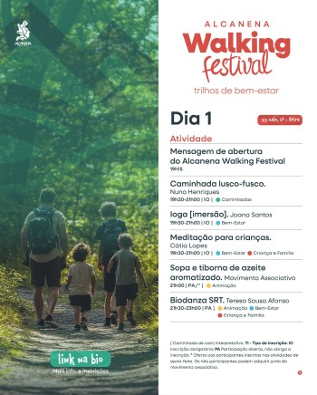 programa alcanena walking festival