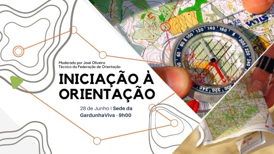 Cartaz Iniciação á Orientação da Gardunha Viva, Fundão