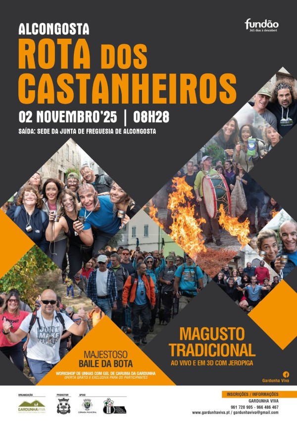 cartaz rota dos castanheiros