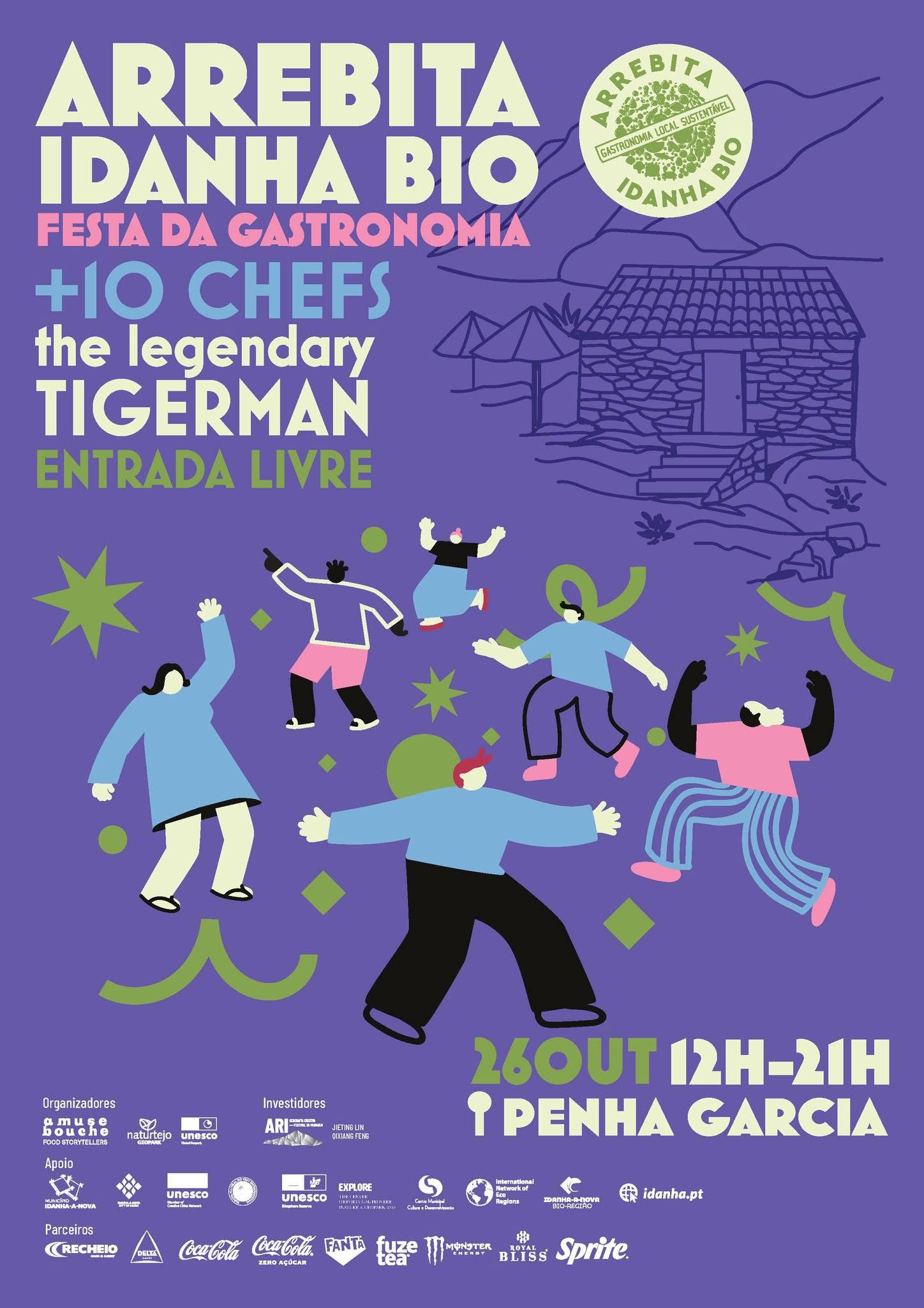 Sabores tradicionais pela arte de 10 dos melhores chefs de Portugal.